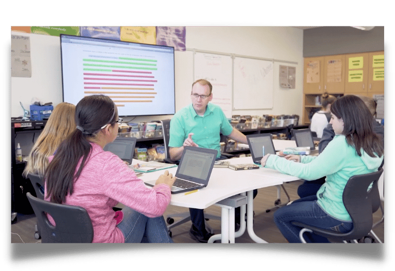 teacher in classroom